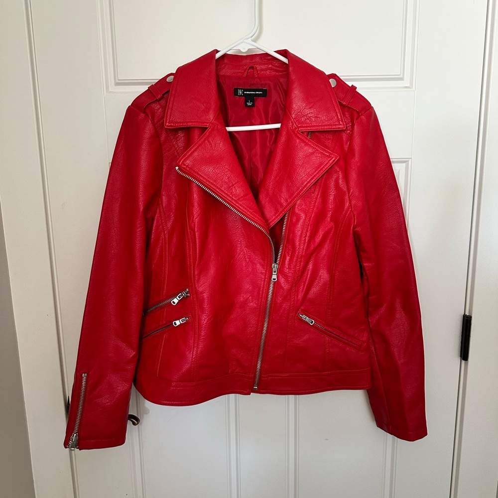 Red jacket